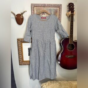 Pyne and Smith Linen Dress Size Small